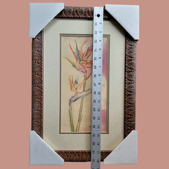 Vintage 2003 "Tropical Floral II Birds of Paradise" by Cheri Blum for Target - Picture 5 of 6